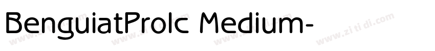 BenguiatProlc Medium字体转换